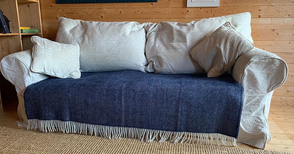 Instructions Cover Sofa with Throws